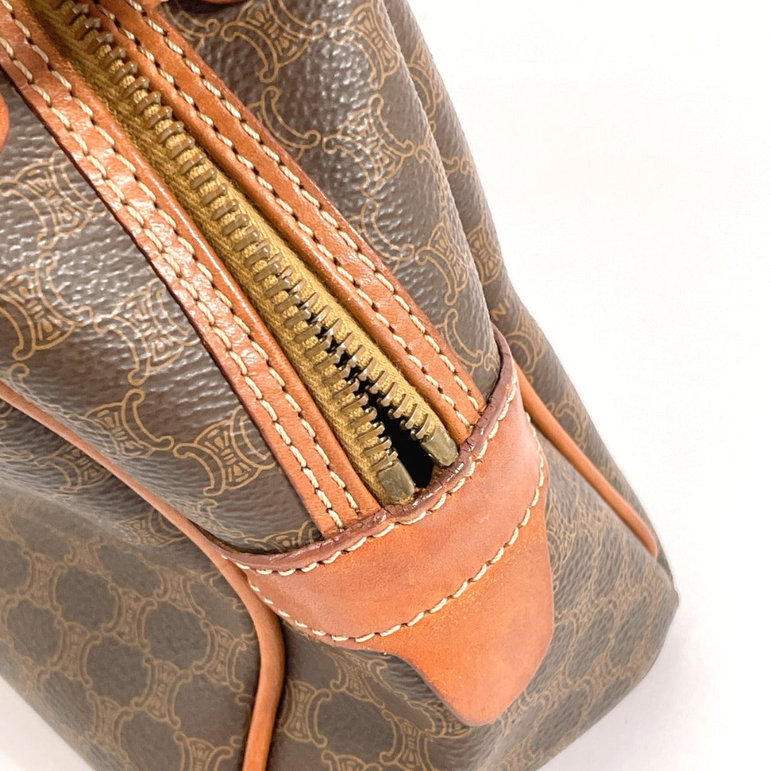 CELINE Handbag PVC, Leather Brown Macadam