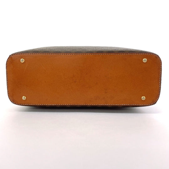 CELINE Handbag PVC, Leather Brown Macadam