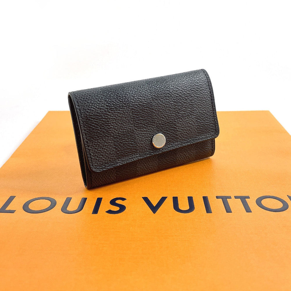LOUIS VUITTON Key case Key holder  N62662 Damier Grafitte black Multicles 6