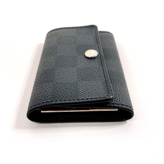 LOUIS VUITTON Key case Key holder  N62662 Damier Grafitte black Multicles 6