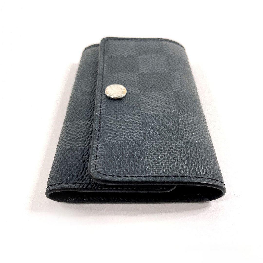 LOUIS VUITTON Key case Key holder  N62662 Damier Grafitte black Multicles 6