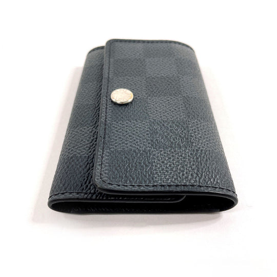 LOUIS VUITTON Key case Key holder  N62662 Damier Grafitte black Multicles 6