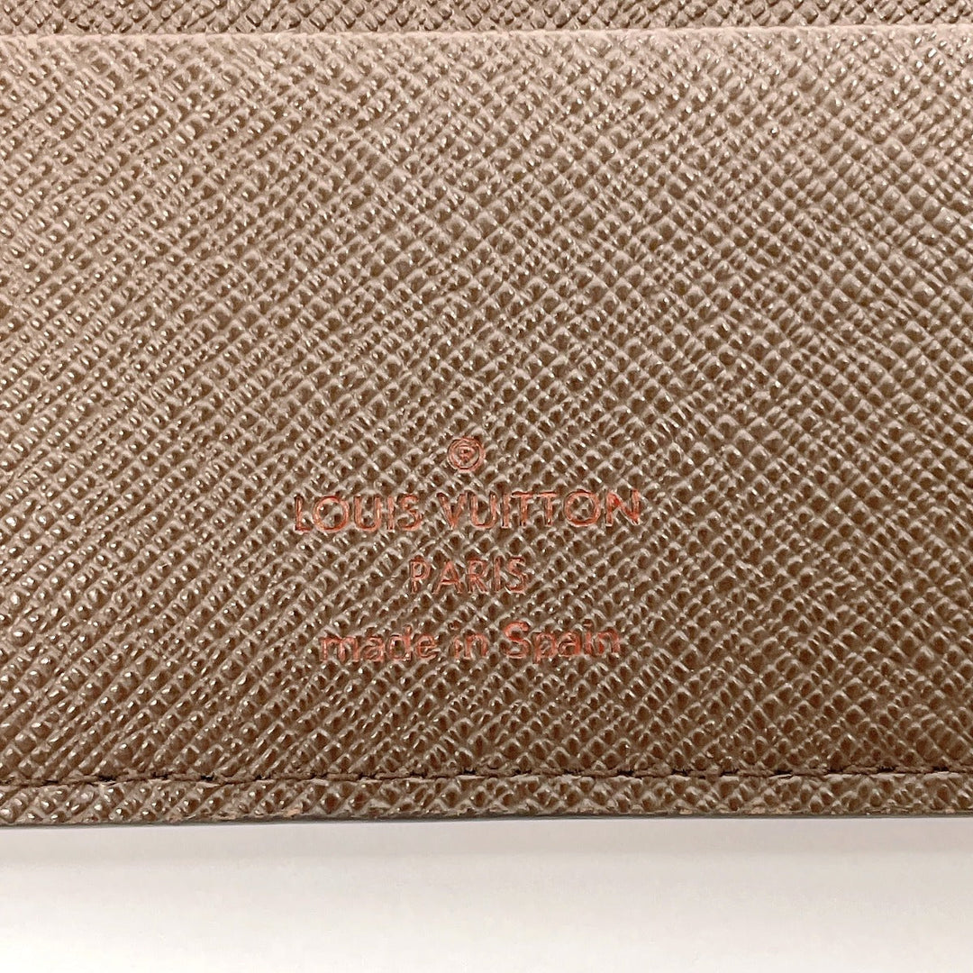 LOUIS VUITTON Long Wallet Purse N63071 Damier Brown Portefeuille Ansolit