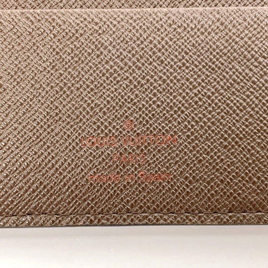 LOUIS VUITTON Long Wallet Purse N63071 Damier Brown Portefeuille Ansolit