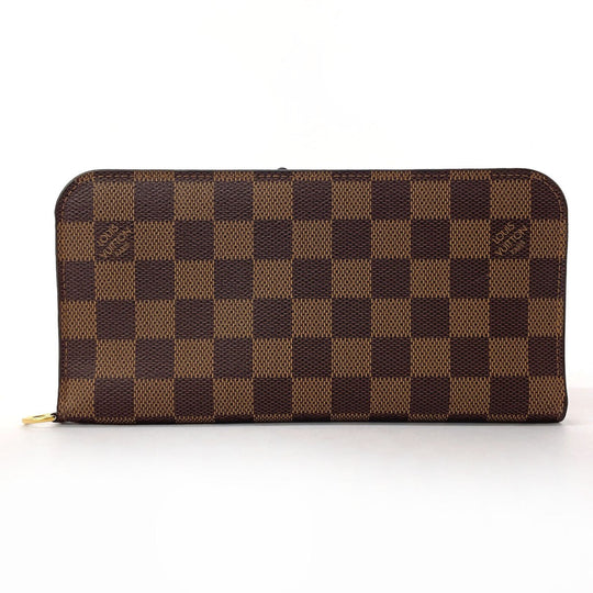 LOUIS VUITTON Long Wallet Purse N63071 Damier Brown Portefeuille Ansolit