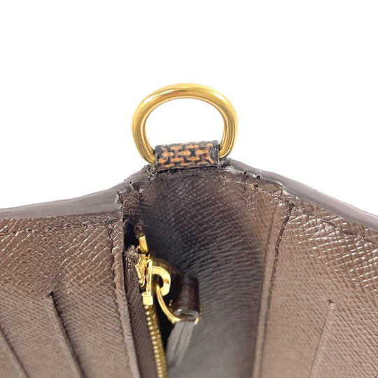 LOUIS VUITTON Long Wallet Purse N63071 Damier Brown Portefeuille Ansolit