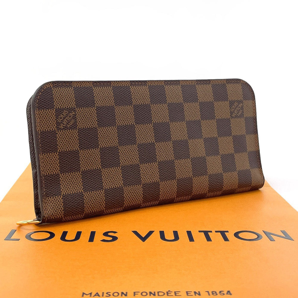 LOUIS VUITTON Long Wallet Purse N63071 Damier Brown Portefeuille Ansolit