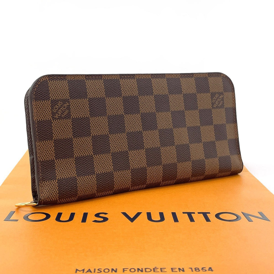 LOUIS VUITTON Long Wallet Purse N63071 Damier Brown Portefeuille Ansolit