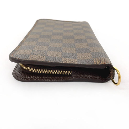 LOUIS VUITTON Long Wallet Purse N63071 Damier Brown Portefeuille Ansolit
