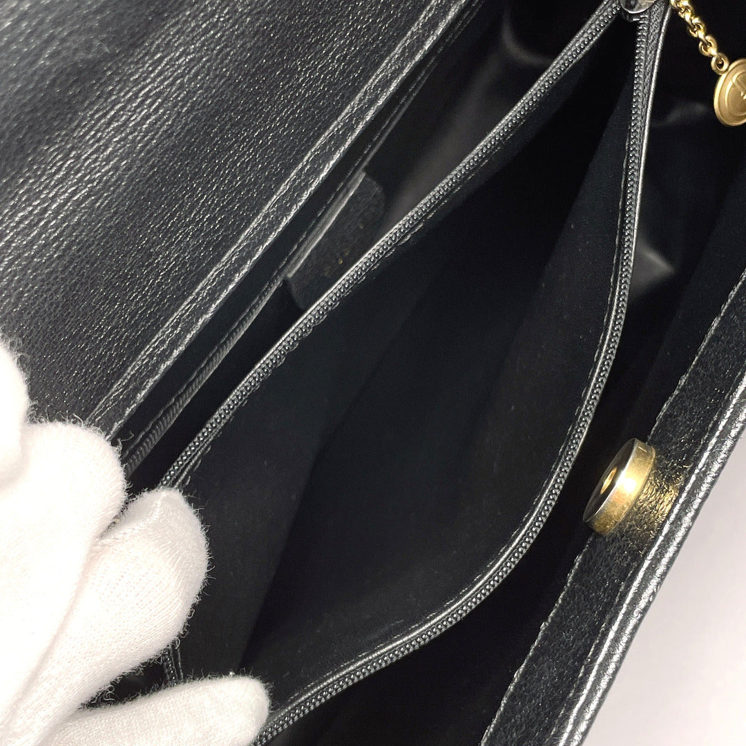 GUCCI Handbag 002・1186・0260 Suede, Leather black Bamboo