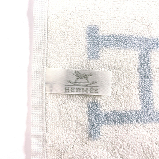 HERMES towel H102192M 03 Cotton , 100% cotton blue Carre Towel Avalon