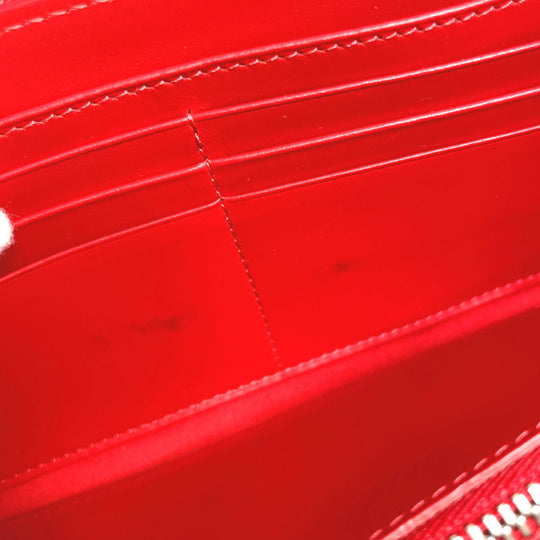 Christian Louboutin Long Wallet Purse 1185059 leather leather pink Round zip Panettone spike studs