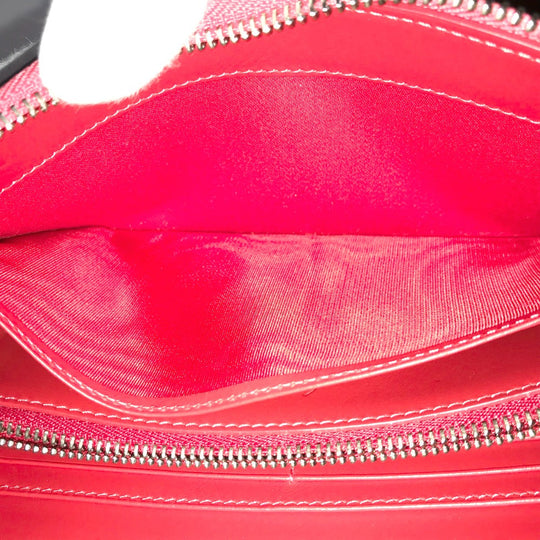 Christian Louboutin Long Wallet Purse 1185059 leather leather pink Round zip Panettone spike studs