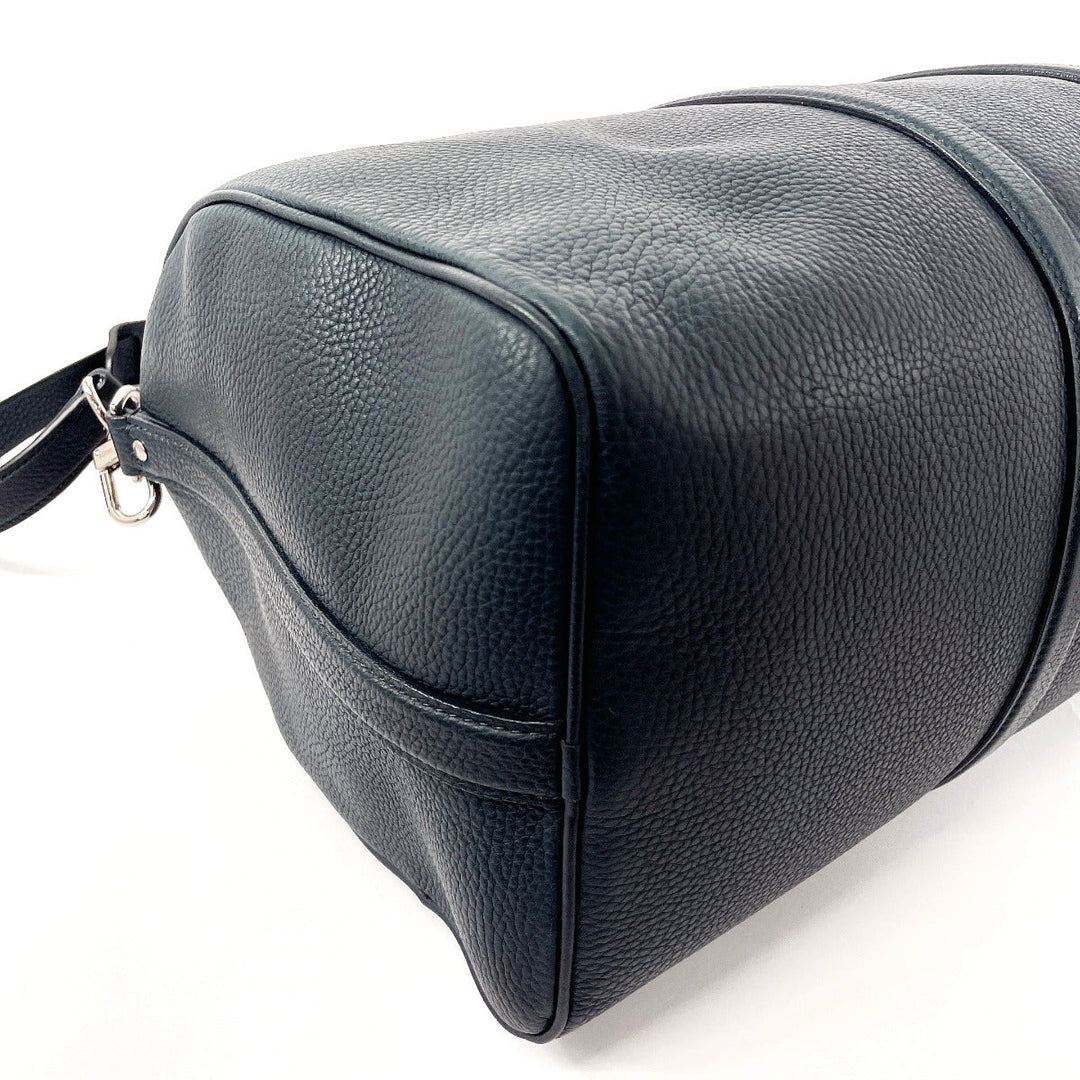 LOUIS VUITTON Boston Duffel bag M93191 Leather, Naxos Navy Keepall  bandouliere 45