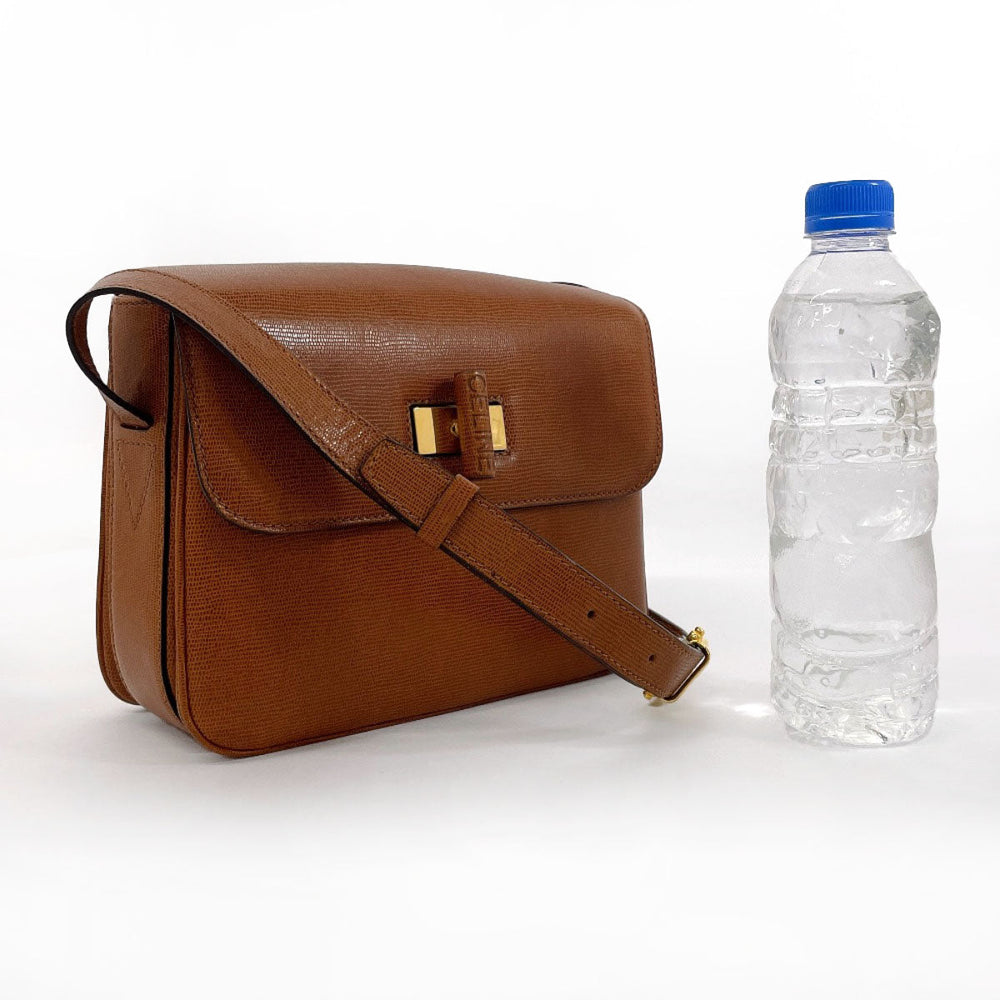 CELINE Shoulder Bag leather Brown