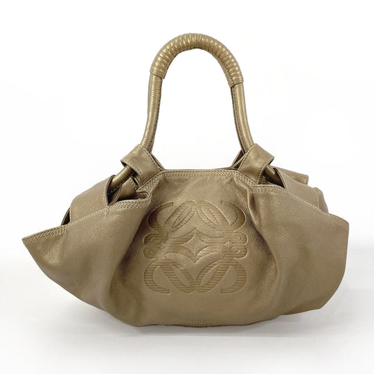 LOEWE Handbag leather gold anagram Nappa Aire