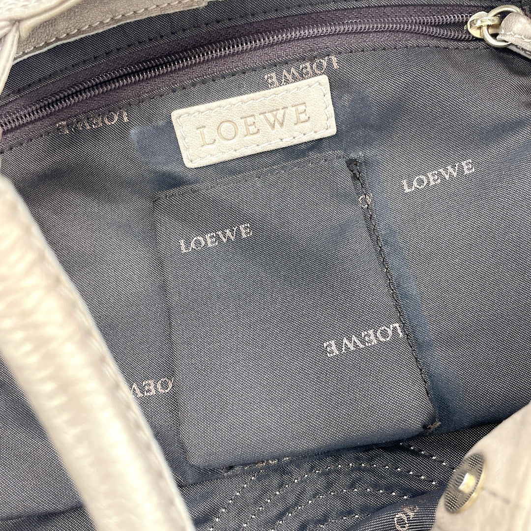 LOEWE Handbag leather gold anagram Nappa Aire