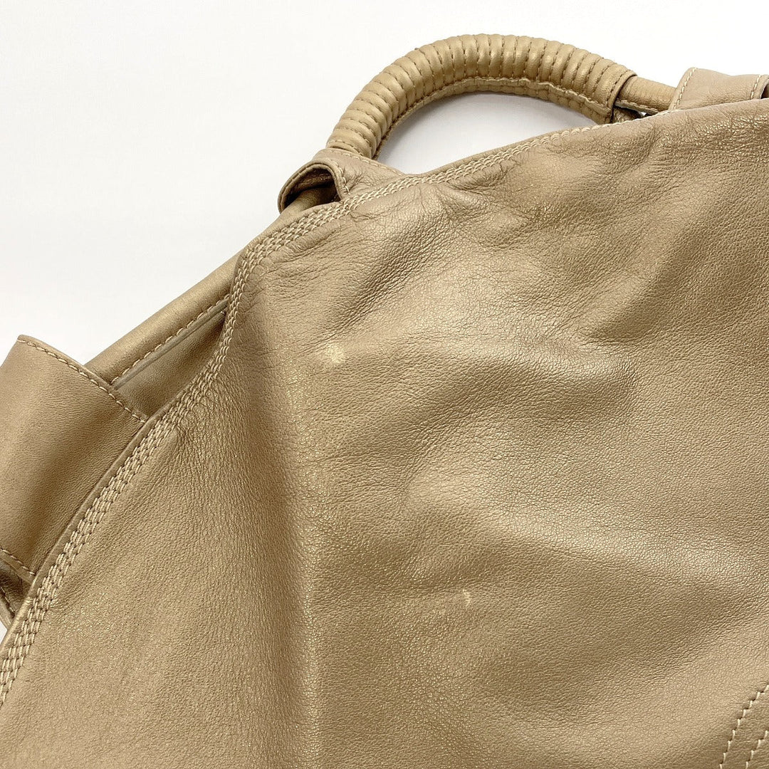 LOEWE Handbag leather gold anagram Nappa Aire