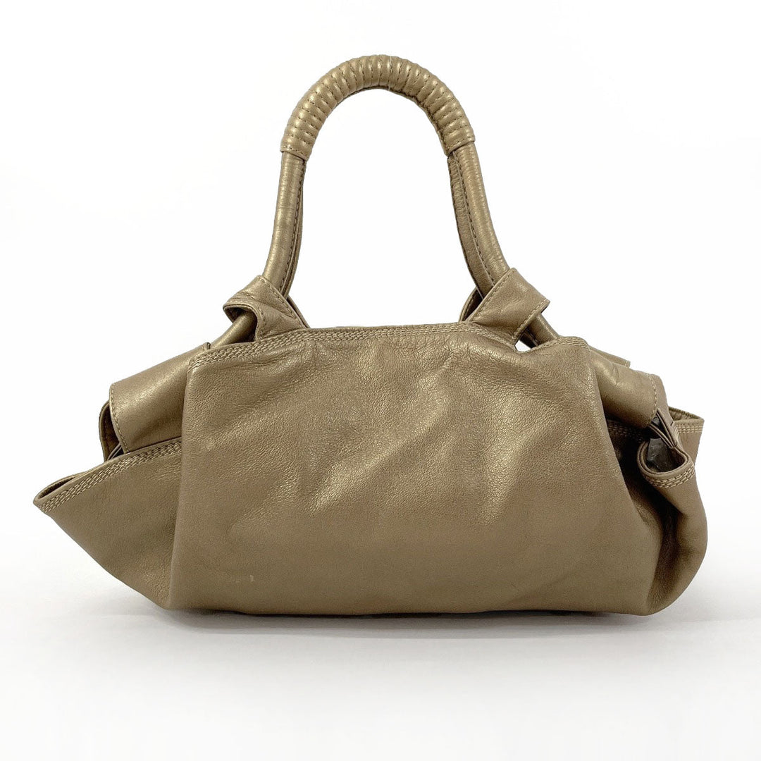 LOEWE Handbag leather gold anagram Nappa Aire