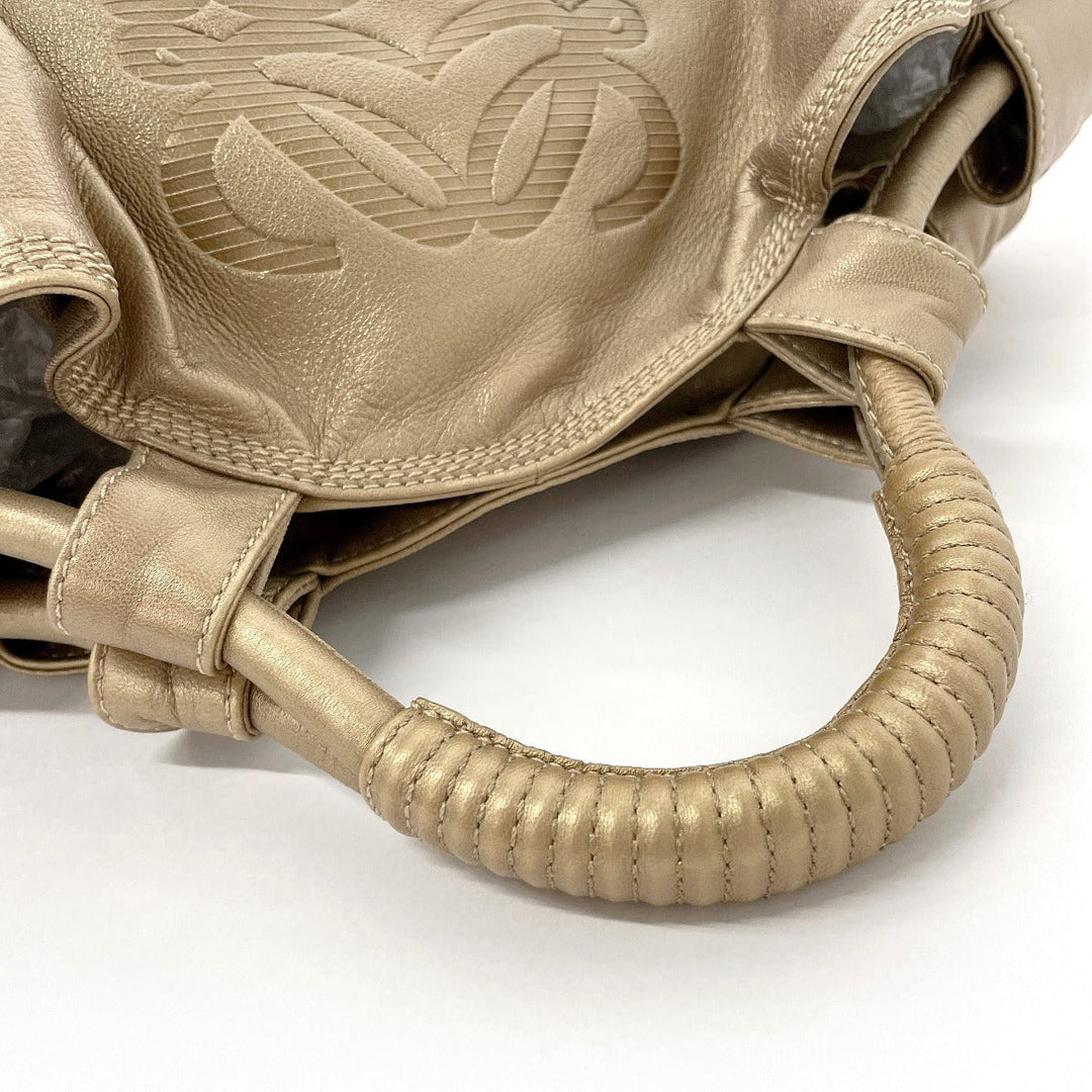 LOEWE Handbag leather gold anagram Nappa Aire