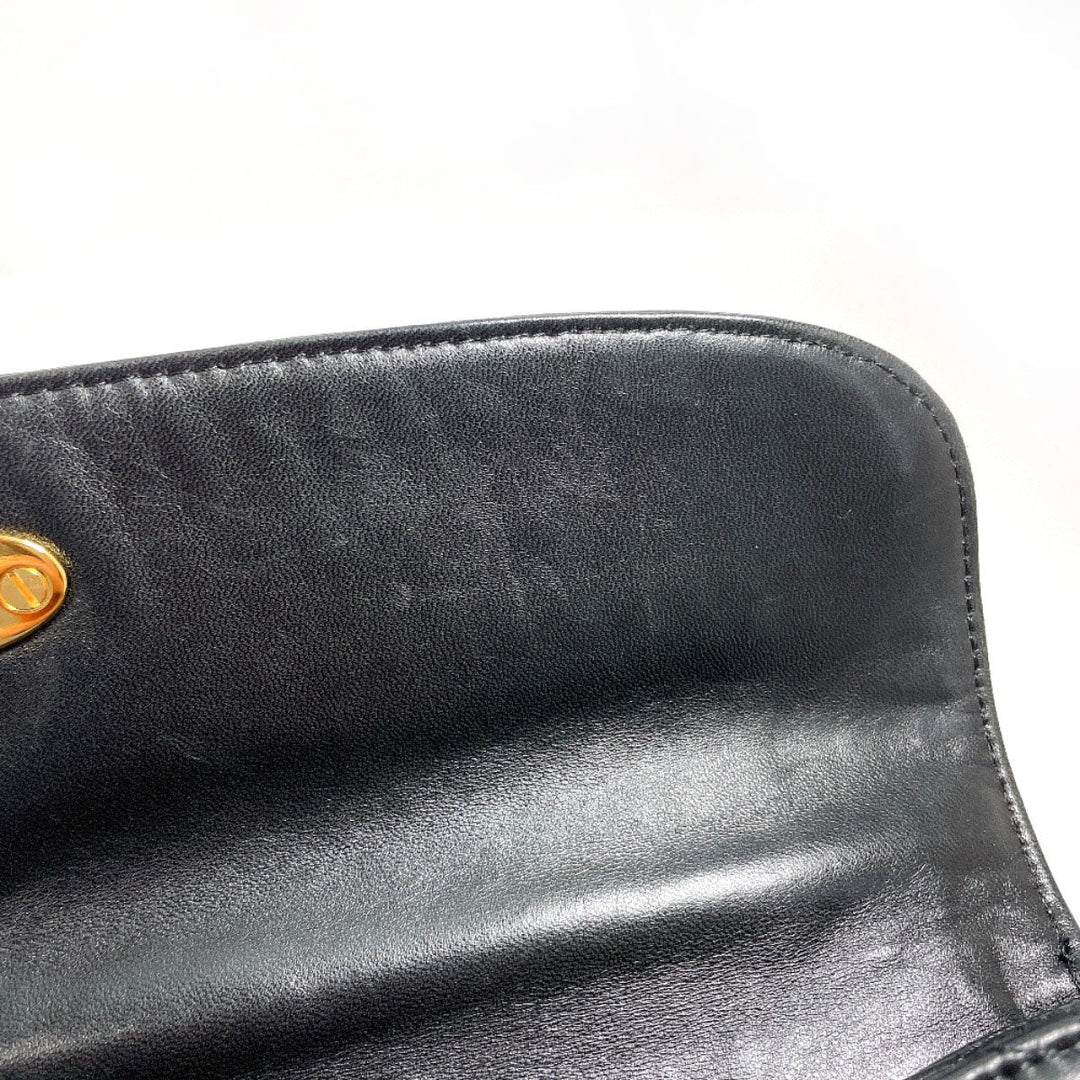 BALLY Handbag leather black quilting