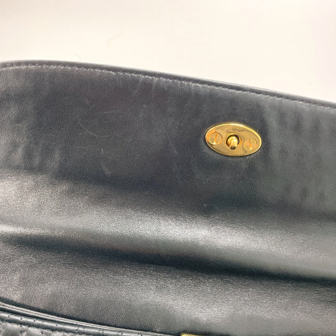 BALLY Handbag leather black quilting