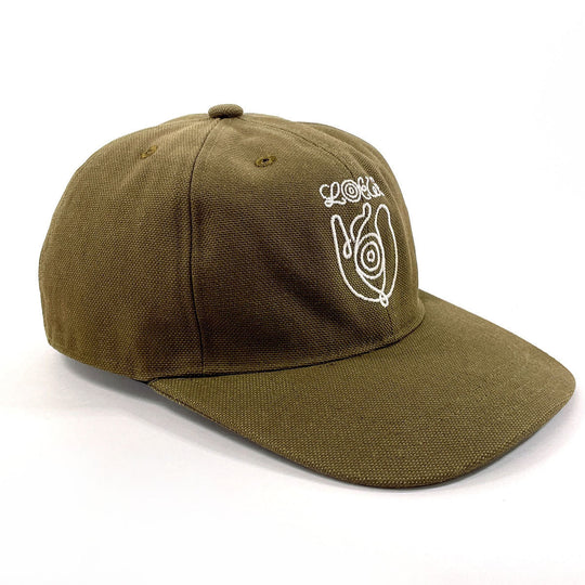 LOEWE cap K664358X12 Nylon, Cotton, Acrylic, Nylon 61% Cotton 26% Acrylic 13% khaki EYE NATURE mens ƒ�ƒ“ƒTƒCƒY(ƒtƒŠ�[ƒTƒCƒY) Used Authentic