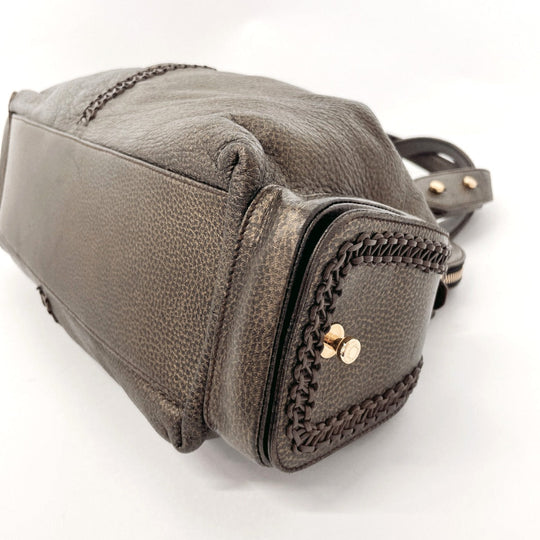 BVLGARI Handbag leather gold Leoni
