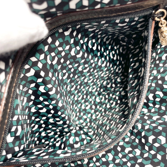 BVLGARI Handbag leather gold Leoni