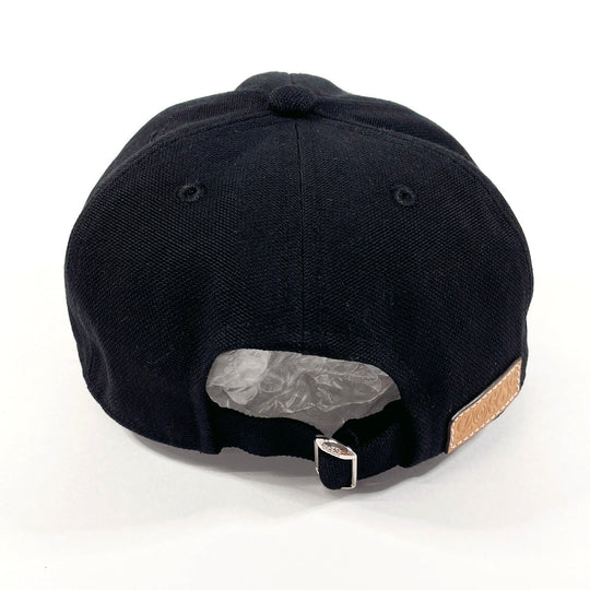 LOEWE cap 101.50AB69 Nylon, Cotton, Acrylic, Nylon 61% Cotton 26% Acrylic 13% black EYE NATURE mens ƒ�ƒ“ƒTƒCƒY(ƒtƒŠ�[ƒTƒCƒY) Used Authentic
