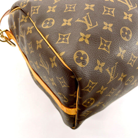 LOUIS VUITTON Boston Duffel bag M41416 Monogram canvas, tanned leather Brown Keepall  bandouliere 50