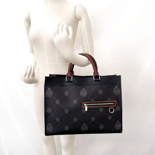 Berluti Tote Bag PVC, Leather black 2WAY Ulysse Small