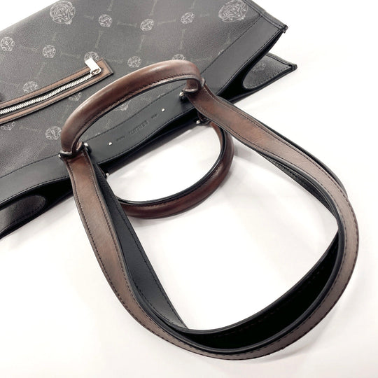 Berluti Tote Bag PVC, Leather black 2WAY Ulysse Small