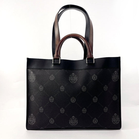 Berluti Tote Bag PVC, Leather black 2WAY Ulysse Small