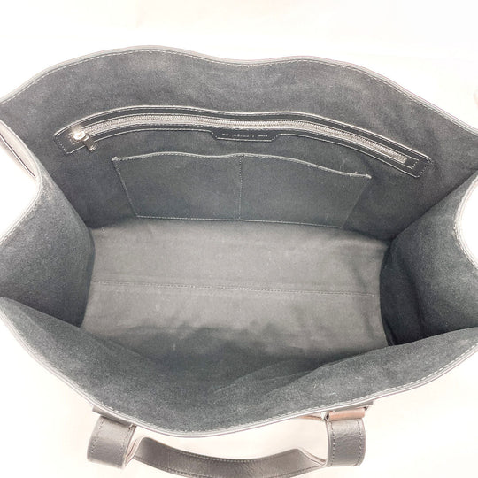 Berluti Tote Bag PVC, Leather black 2WAY Ulysse Small