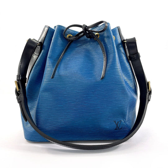 LOUIS VUITTON Shoulder Bag M44152 Epi Leather blue Petit Noe