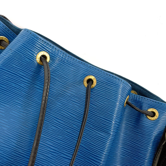 LOUIS VUITTON Shoulder Bag M44152 Epi Leather blue Petit Noe