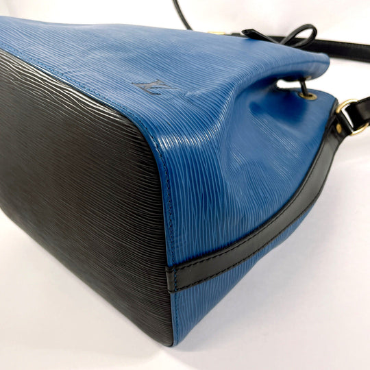 LOUIS VUITTON Shoulder Bag M44152 Epi Leather blue Petit Noe