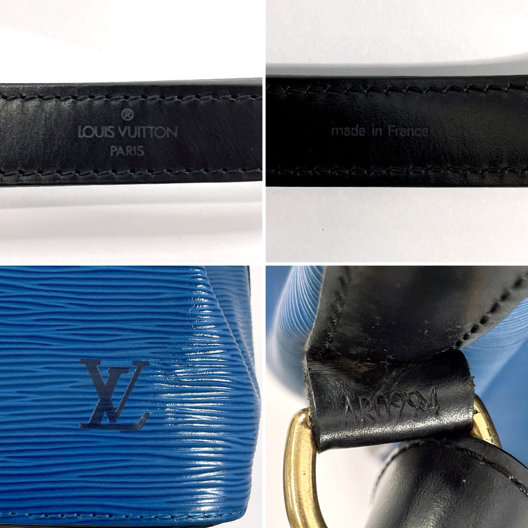 LOUIS VUITTON Shoulder Bag M44152 Epi Leather blue Petit Noe