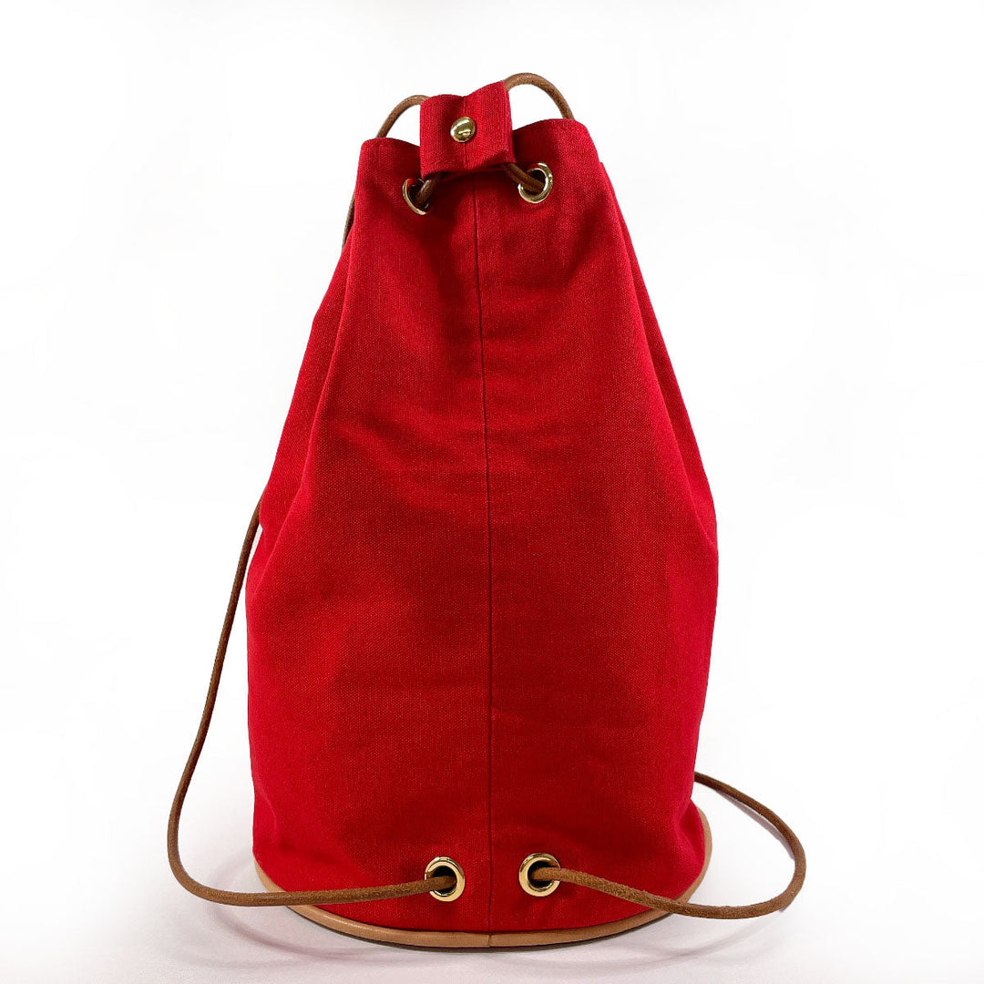 HERMES Shoulder Bag Cotton , 100% cotton Red Porosion Mimill PM
