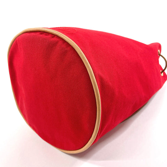 HERMES Shoulder Bag Cotton , 100% cotton Red Porosion Mimill PM