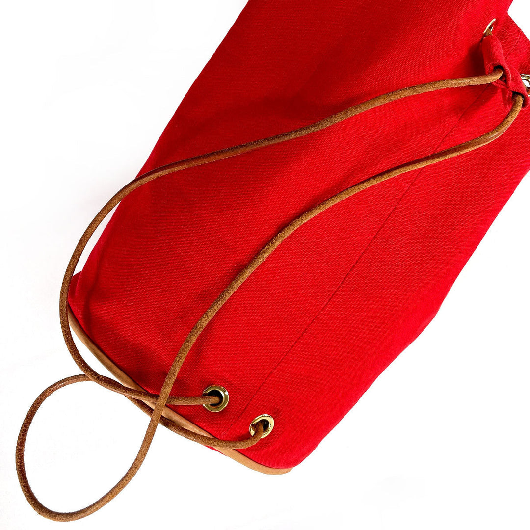 HERMES Shoulder Bag Cotton , 100% cotton Red Porosion Mimill PM