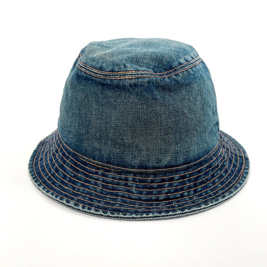 CELINE hat C454031 cotton blue Union Wash Denim Bucket hat S