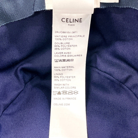 CELINE hat C454031 cotton blue Union Wash Denim Bucket hat S