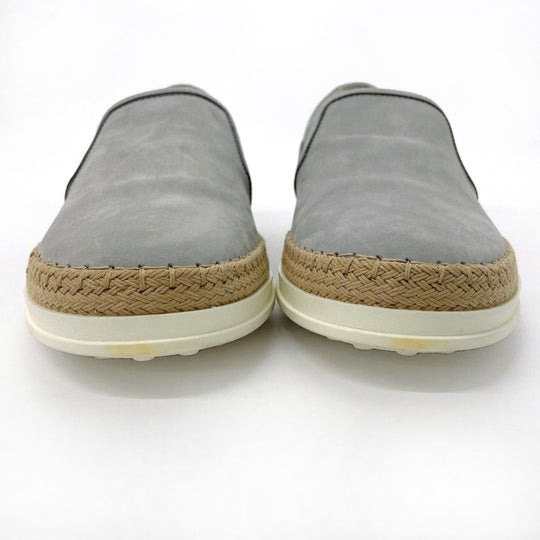 TOD’S Slip-on XXW0TV0J97006SB219 Rubber, Suede gray Espadrille 40