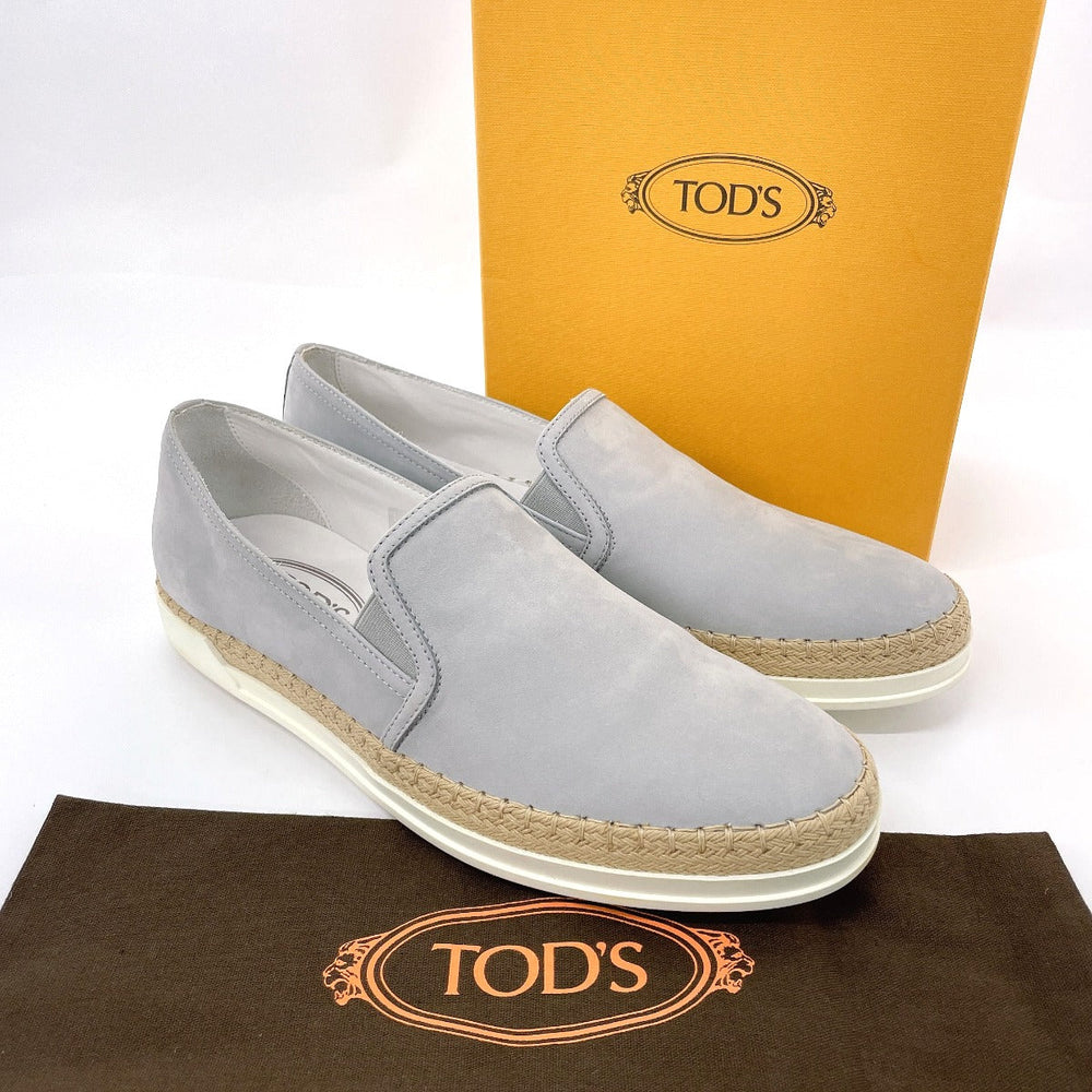 TOD’S Slip-on XXW0TV0J97006SB219 Rubber, Suede gray Espadrille 40