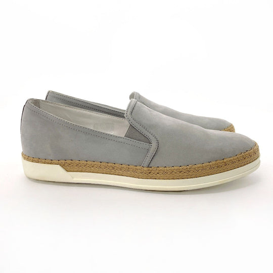 TOD’S Slip-on XXW0TV0J97006SB219 Rubber, Suede gray Espadrille 40