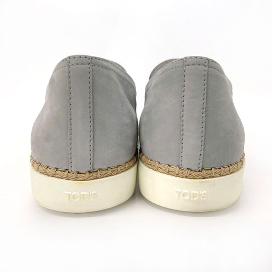 TOD’S Slip-on XXW0TV0J97006SB219 Rubber, Suede gray Espadrille 40
