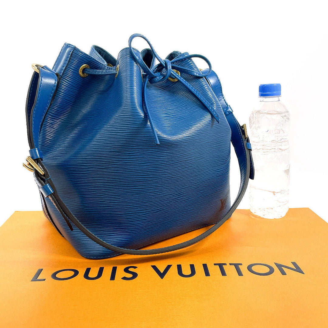 LOUIS VUITTON Shoulder Bag M44105 Epi Leather blue Petit Noe