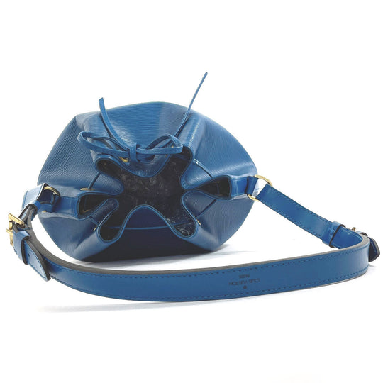 LOUIS VUITTON Shoulder Bag M44105 Epi Leather blue Petit Noe